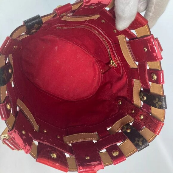 LOUIS VUITTON Monogram Ruby Neo bucket Shoulder Bag Bucket Tote Bag - Picture 11 of 16